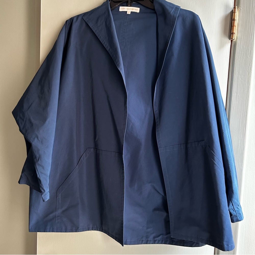 Ann Mashburn Blue/Green Trapeze Jacket